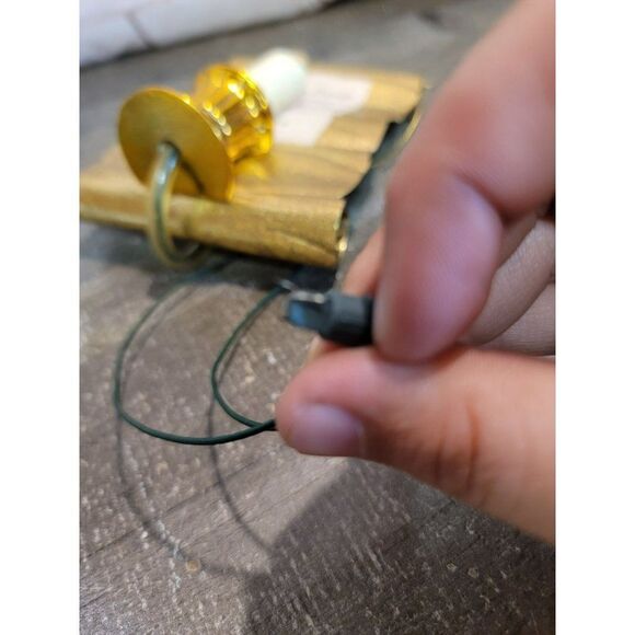 Golden scroll candle love language ornament lighted Xmas decor - Picture 4 of 5